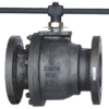 L & T Two Pic CS Ball valve Flange End