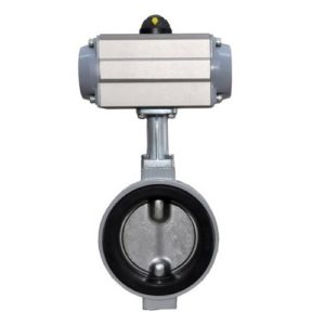 PNEUMATIC ACTUATOR OPERATED BUTTERFLY VALVE